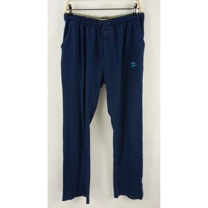 Umbro Men's‎ Medium x 29" Blue Lightweight Stretch Fleece Soccer Sweatpants